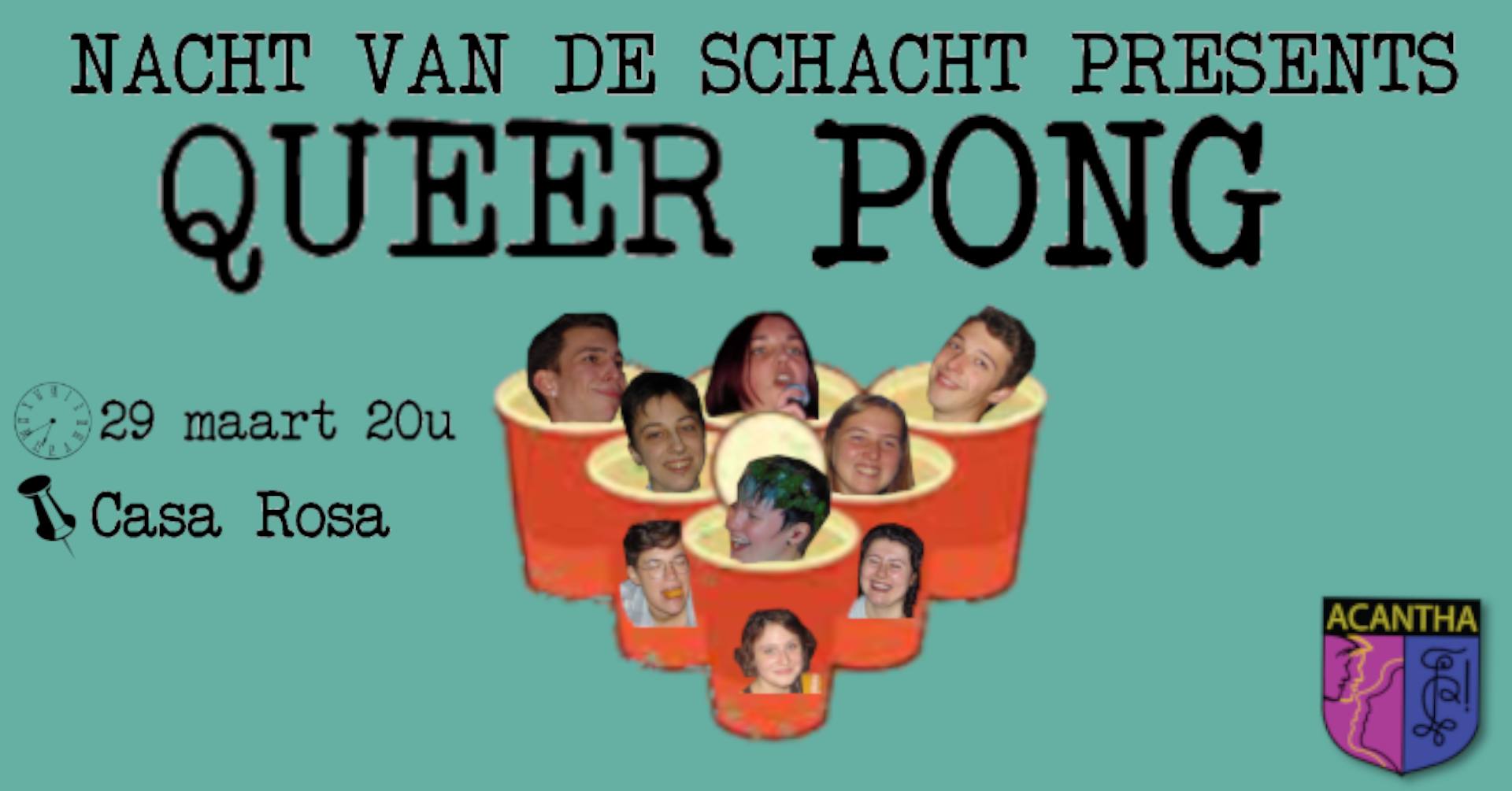 Nacht van de schacht bierpong queerpong